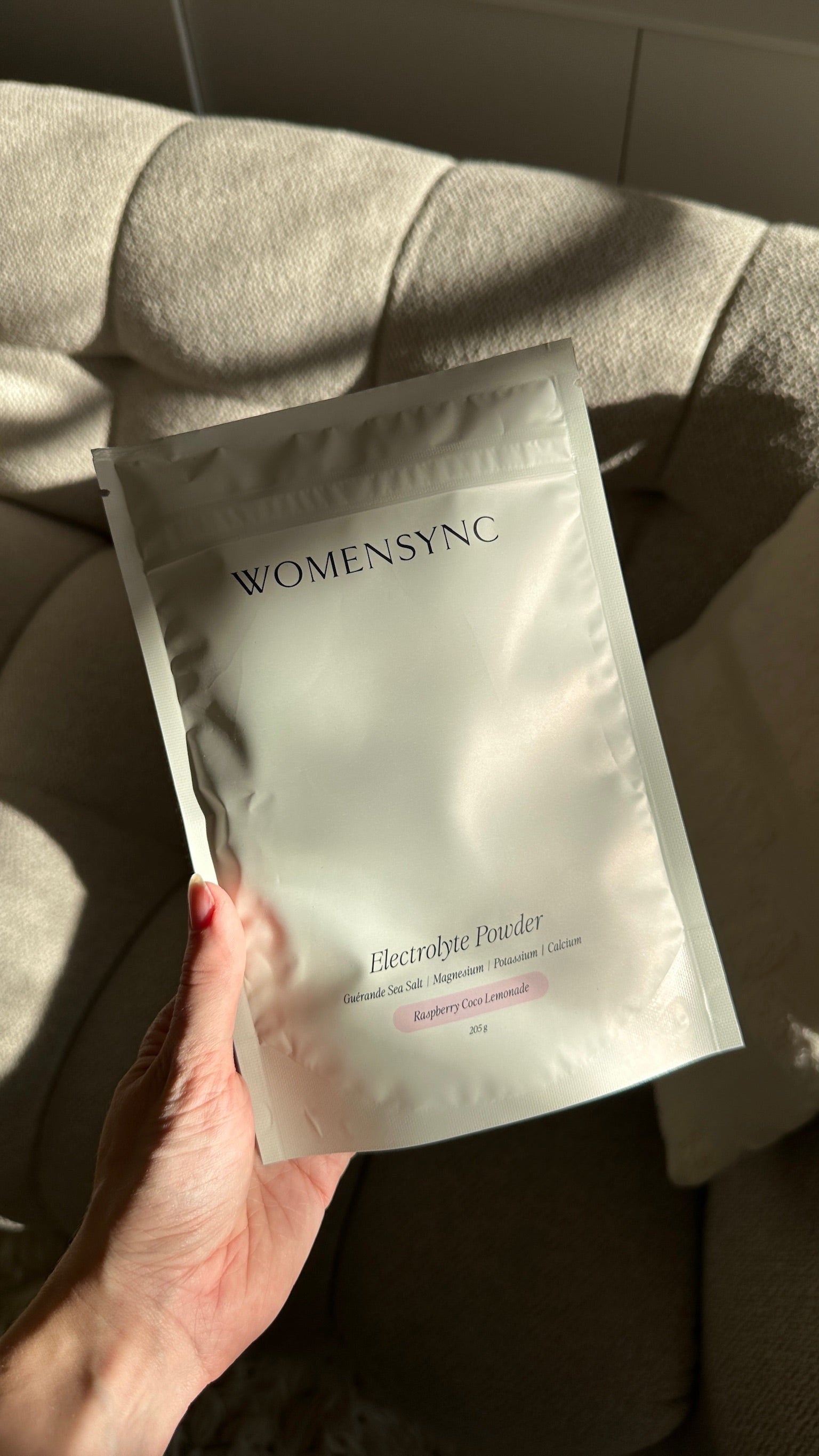 Electrolyte með hindberjum, kókos og sítrónu