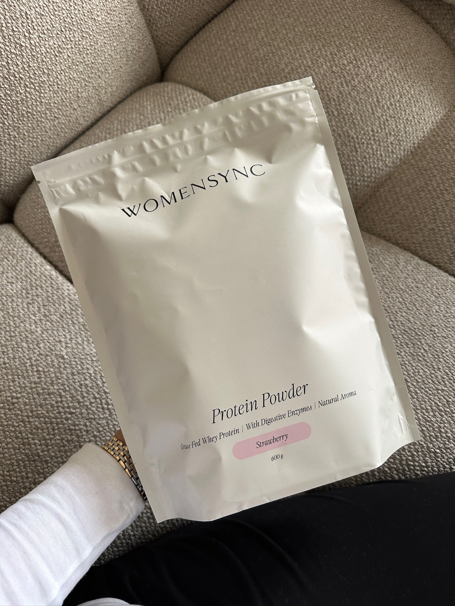 Prótein með jarðaberjabragði